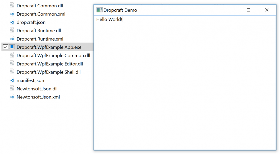 Dropcraft Demo App